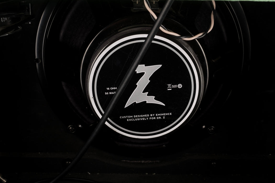 Pre Owned 2016 Dr. Z Z-Lux 1x12" Sea Foam Green Guitar Amp Combo With Footswitch And Cover