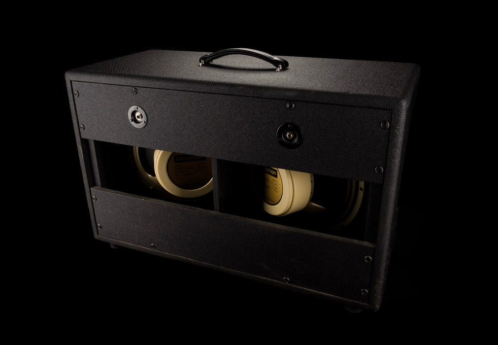 Used Swart Stereo 2x12" Creamback Speakers Dark Tweed Guitar Amp Cabinet