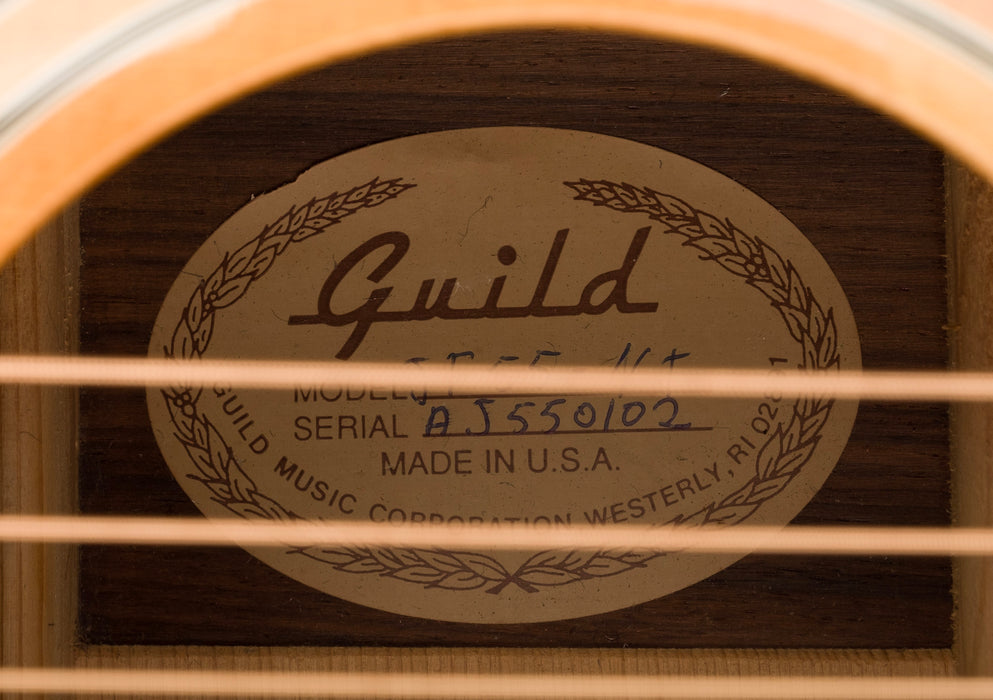 Pre Owned 1994 Guild JF-55 Acoustic Guitar With OHSC