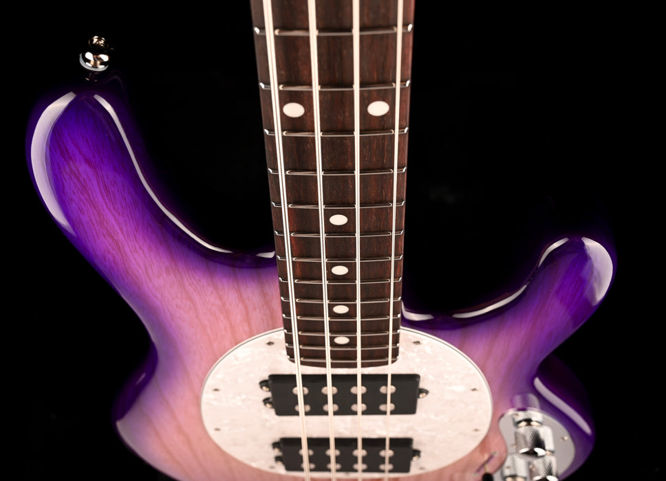 Ernie Ball Music Man StingRay Special 4 HH Bass Purple Sunset With Softshell Case