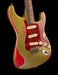 Fender Custom Shop Masterbuilt Todd Krause 1963 Stratocaster Heavy Relic Sage Green Metallic over Seminole Red
