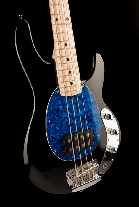 Pre Owned Ernie Ball Music Man Stingray Short Scale Bass Black With Gig Bag