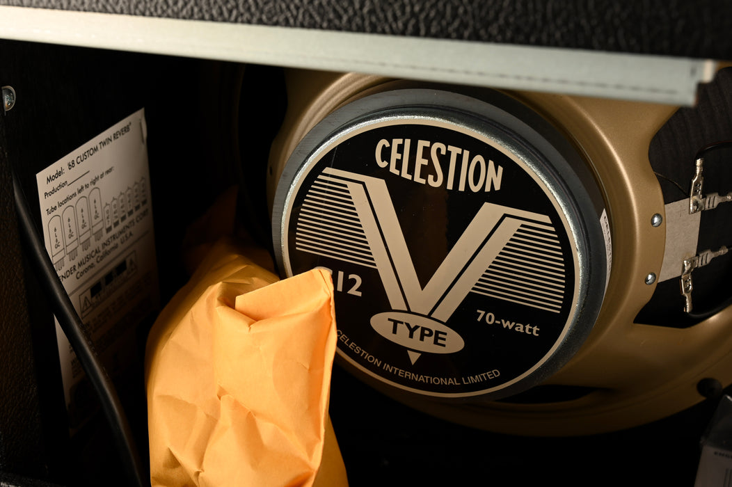 Used Fender '68 Custom Twin Reverb Guitar Amp Combo with Footswitch