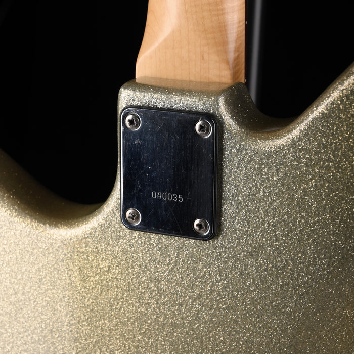 Pre Owned 2004 DiPinto Galaxie IV Los Straitjackets Silver Sparkle (Made in Korea) with Gig Bag