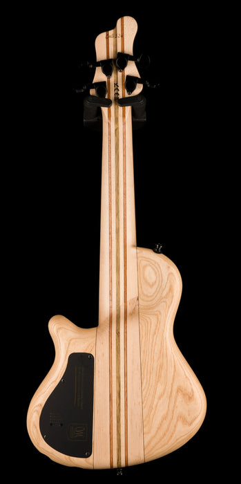 Mayones Cali4 17.5" Scale Bass Swamp Ash Body 3A Eye Poplar Top Custom Color Shinerburst