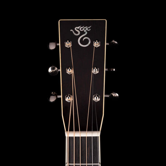 Used Santa Cruz OM Grand Natural Acoustic Electric Guitar with OHSC