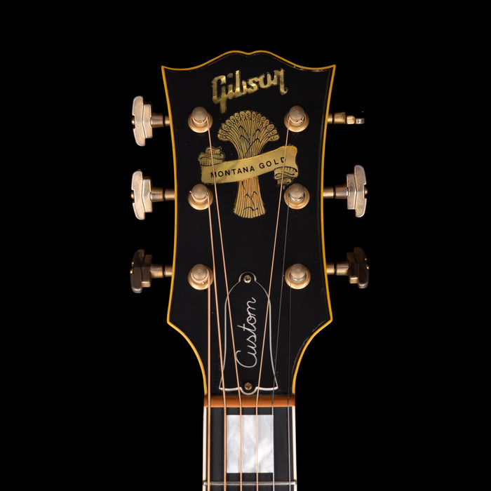Pre Owned 2001 Gibson Montana Gold SJ-200 Ren Ferguson-era Natural Acoustic Guitar With OHSC
