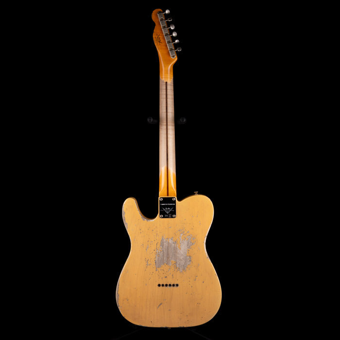 Pre Owned Fender Custom Shop 1951 Telecaster HS Heavy Relic Faded Aged Nocaster Blonde With OHSC