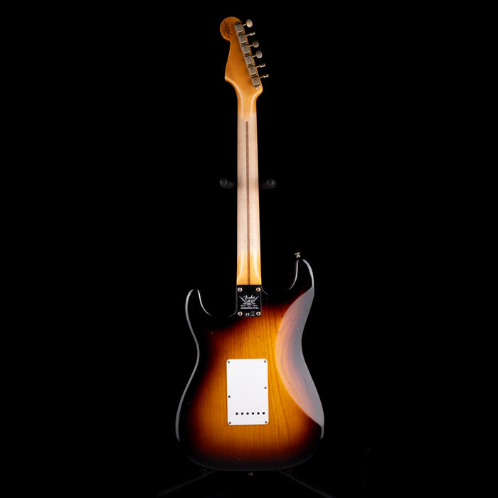 Used 2024 Fender Custom Shop Limited Edition 70th Anniversary 1954 Stratocaster Journeyman Relic Wide-Fade 2-Color Sunburst with OHSC