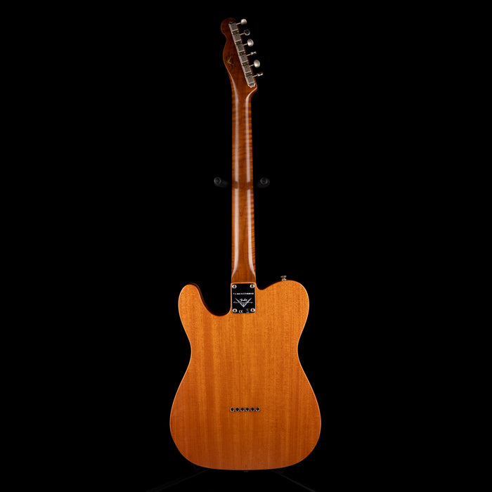 Fender Custom Shop Limited Edition P90 Mahogany Telecaster Journeyman Relic Ebony Transparent