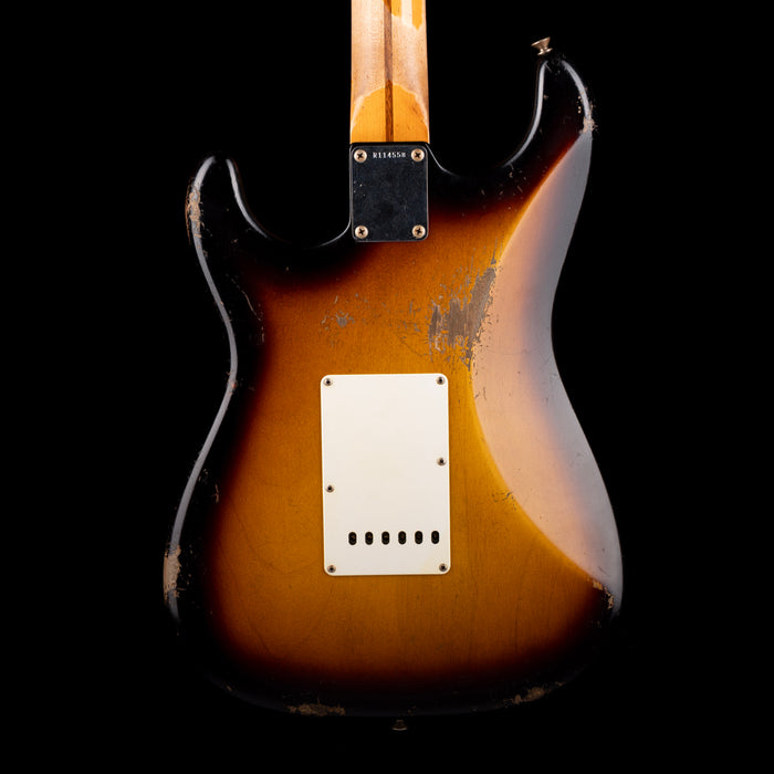 Pre Owned Fender Custom Shop Masterbuilt Carlos Lopez 1956 Stratocaster Relic 2-Tone Sunburst With OHSC