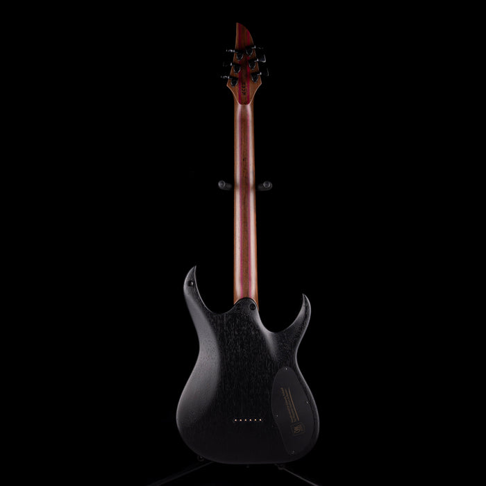 Mayones Duvell Elite 6 B27 Baritone Left Handed Black Limba Monolith Black Matte