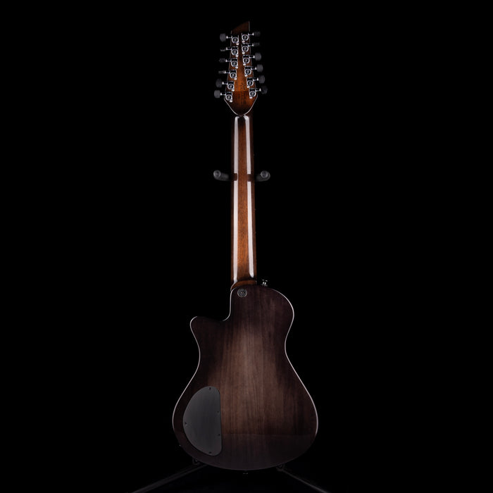 Veillette Swift Archtop 12-String Baritone Slash Specs Trans Black Electric Guitar