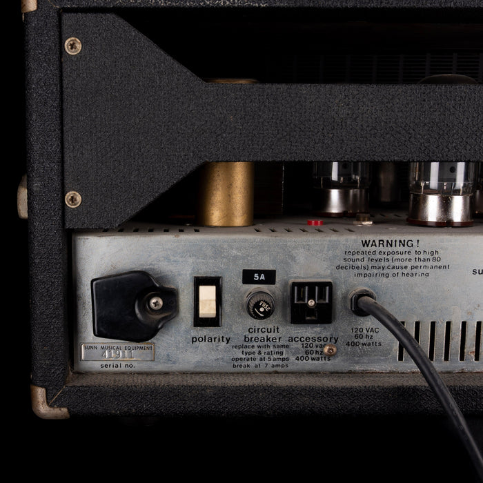 Vintage 1970s SUNN Model T Guitar Amp Head