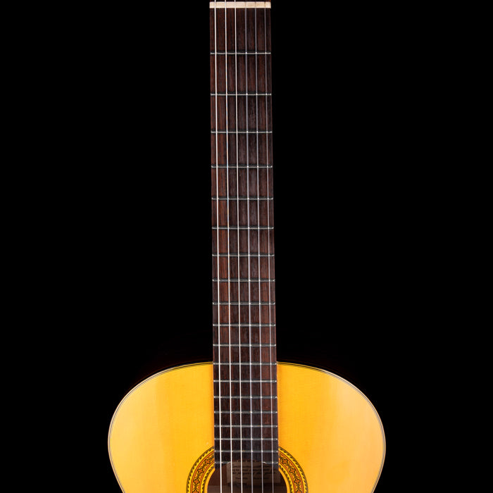 Pre Owned Takamine Made In Japan Model C-128 Nylon Classical Guitar Natural