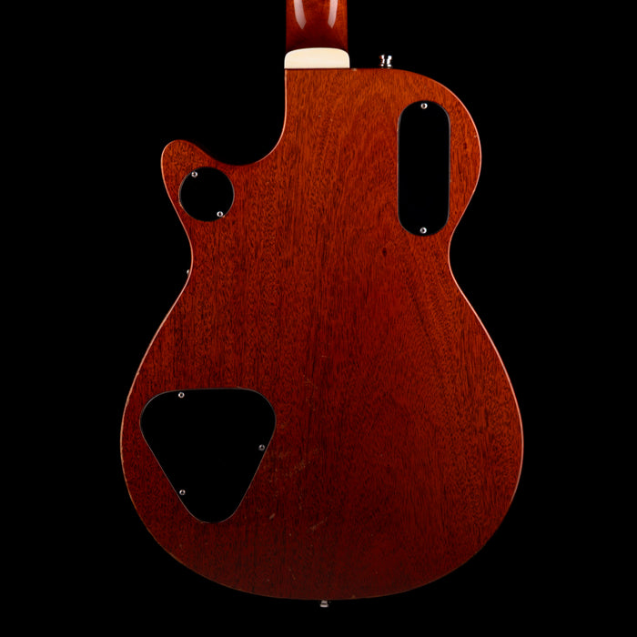 Pre Owned 2015 Gretsch Custom Shop G6128CS 1959 Duo Jet Relic Champagne Sparkle With OHSC