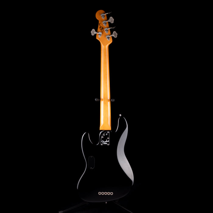 Pre Owned 2005 Fender Marcus Miller Jazz Bass V Black With OHSC