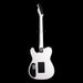Pre Owned Fender Jack White Triplesonic Acoustasonic Telecaster Satin Arctic White with Black Top With OHSC