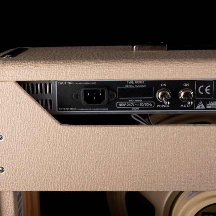 Used Fender Tone Master Deluxe Reverb Blonde Guitar Amp Combo With Cover