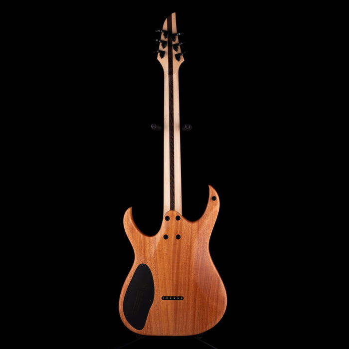 Mayones Duvell Elite 6 Curly Poplar Top Turquoise Iris with Soft Case