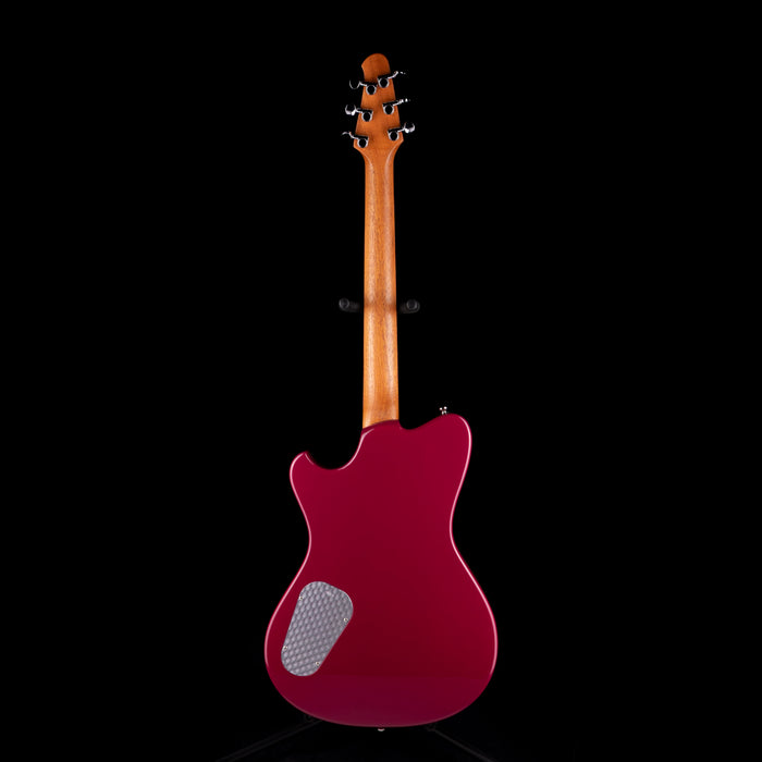 Powers Electric A-Type Hardtail Aubergine Ruby Star with Soft Case