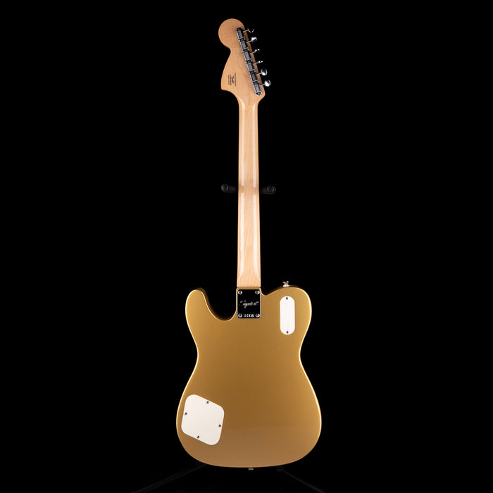 Pre Owned Squier Limited Edition Paranormal Troublemaker Telecaster Deluxe Aztec Gold With Gig Bag