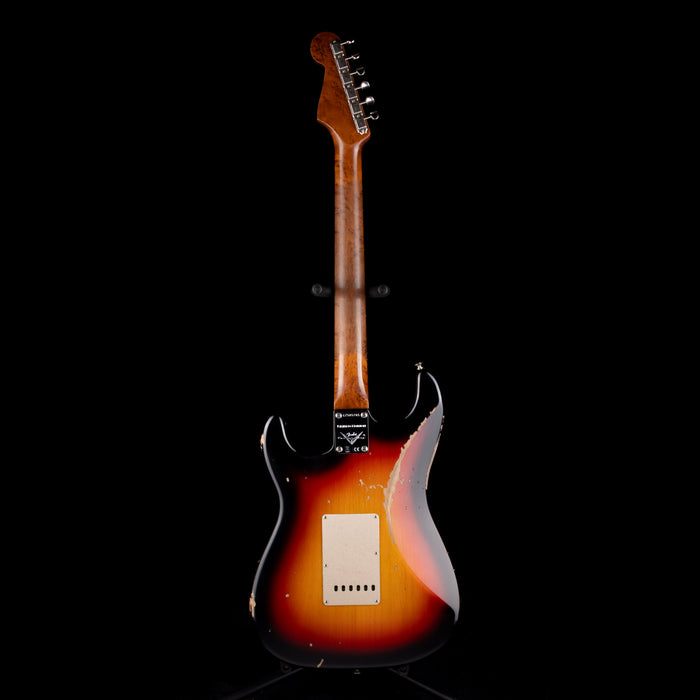 Fender Custom Shop Roasted 1960 Stratocaster Relic Birdseye Maple Faded 3-Tone Sunburst
