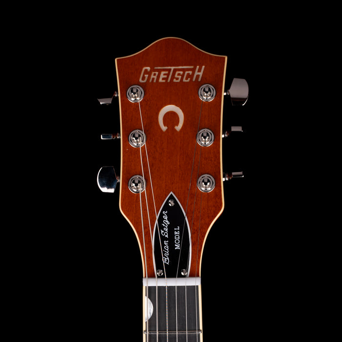Gretsch G6120T-BSSMK Brian Setzer Signature Nashville Hollow Body '59 "Smoke" Orange with Case
