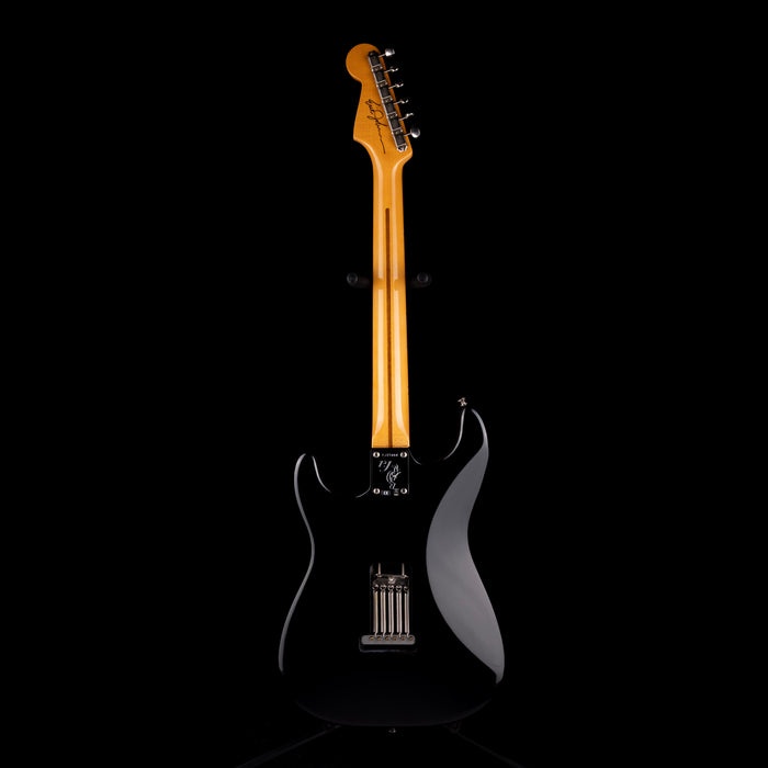 Pre Owned 2011 Fender Eric Johnson Stratocaster Black Autographed With OHSC