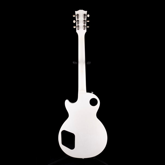 Pre Owned 2020 Gibson Les Paul Special Tribute P-90 Worn White Satin Electric Guitar With Gig Bag
