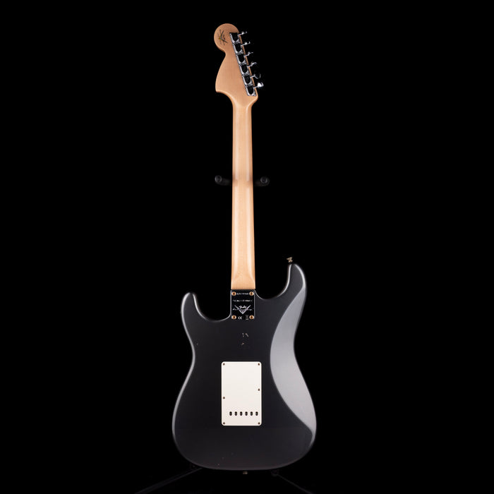Used 2024 Fender Custom Shop 1968 Stratocaster Journeyman Relic Charcoal Frost Metallic with OHSC