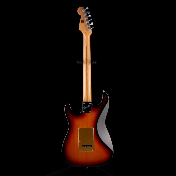 Pre Owned 1996 Fender 50th Anniversary Stratocaster Plus 3-Tone Brown Sunburst with Case