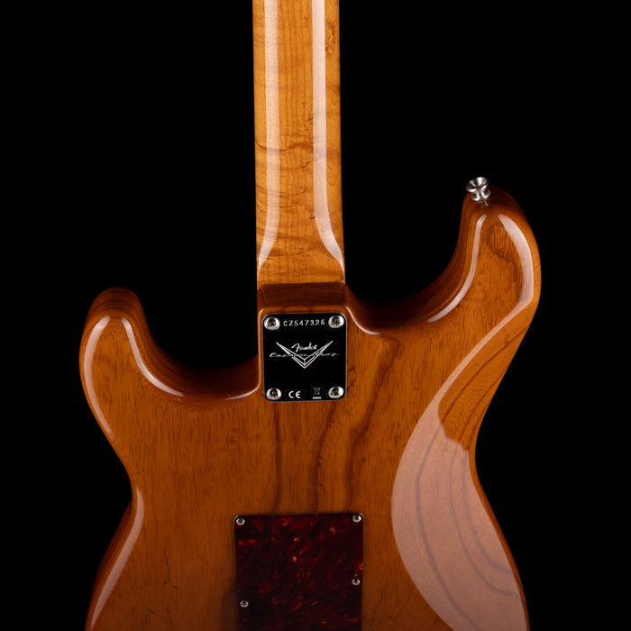 Pre Owned 2020 Fender Custom shop Artisan Spalted Maple Thinline Stratocaster NOS Natural With OHSC