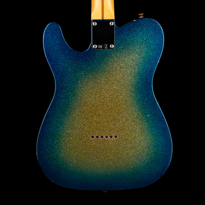 Fender Custom Shop 1958 Telecaster Journeyman Relic Surf Green Sparkle Burst With Case
