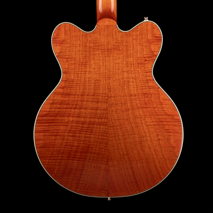 Used 2025 Gretsch Limited Edition Electromatic Flame Okoume Broadkaster Roundup Orange