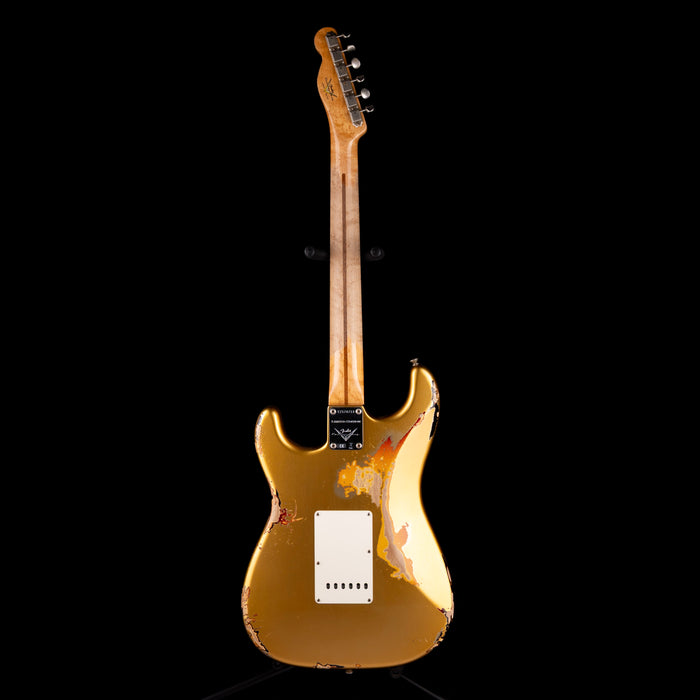 Used 2016 Fender Custom Shop Limited Edition Heavy Relic Mischief Maker Aged Aztec Gold With OHSC
