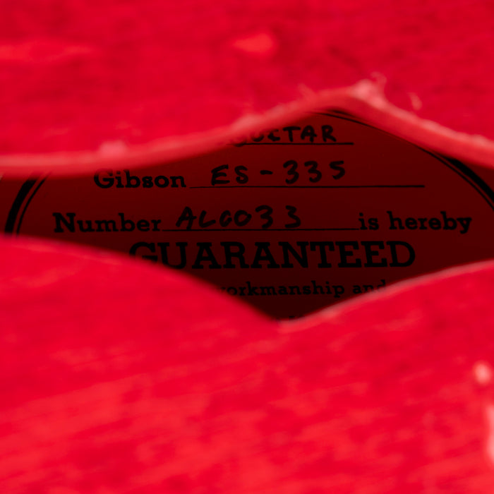 Pre-Owned 2019 Gibson Limited Edition Alvin Lee '69 Festival ES-335 Cherry With OHSC