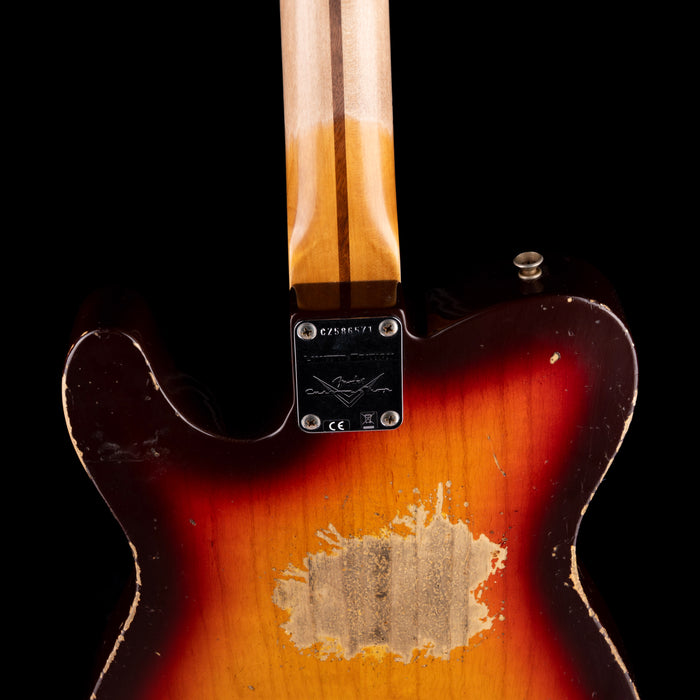 Fender Custom Shop 1958 Telecaster Heavy Relic Faded Aged Chocolate 3-Tone Sunburst