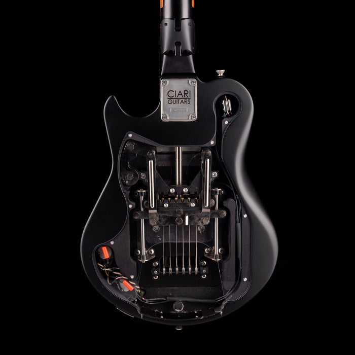 Pre-Owned Ciari Guitars Ascender Travel Guitar - Jet Black With Gig Bag