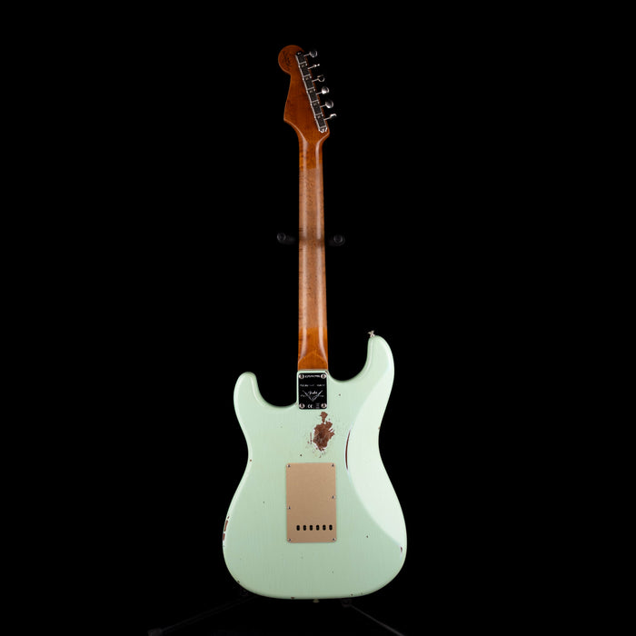Fender Custom Shop Roasted 1960 Stratocaster Relic Birdseye Maple Aged Surf Green