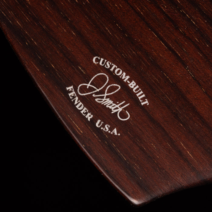 Fender Custom Shop Masterbuilt Jason Smith Custom Classic Jazz Bass NOS Zebrawood Natural With Case
