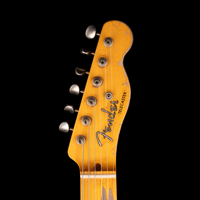 Fender Custom Shop Masterbuilt Austin MacNutt 1952 Telecaster Custom Heavy Relic Purple Sparkle over Taos Turquoise Sparkle With Case