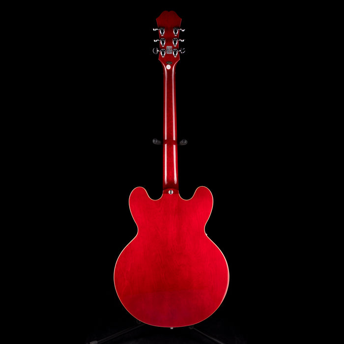 Pre-Owned 2008 Epiphone Dot Left Handed With Bigsby Cherry With Case