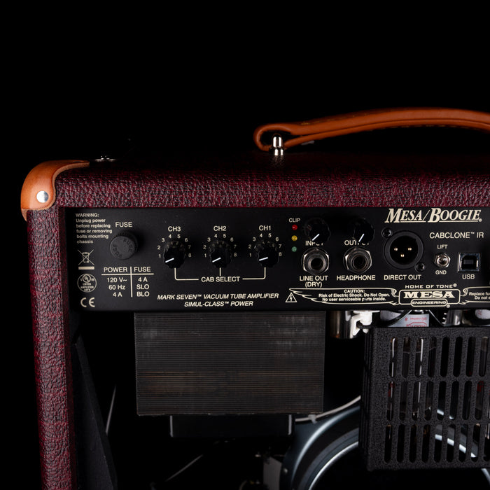Used Mesa-Boogie Mark VII Custom Vintage Bordeaux Bronco 1x12" Guitar Amp Combo With Footswitch