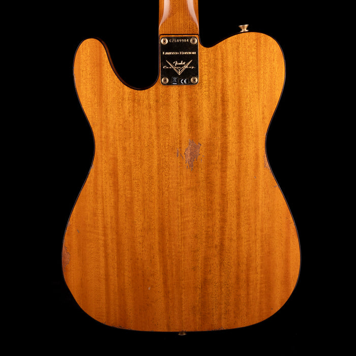 Pre Owned Fender Custom Shop Limited Edition Bow Tie Telecaster Custom Relic Black with OHSC