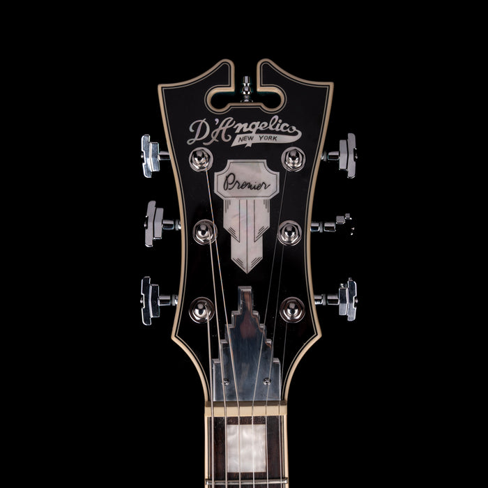 Used D’Angelico Premier DC Semi Hollowbody Turquoise With Gig Bag