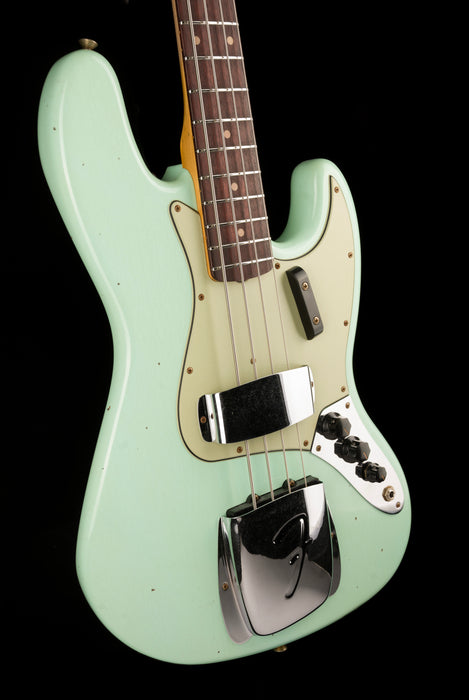 Fender Custom Shop 1962 Jazz Bass Journeyman Relic Aged Surf Green