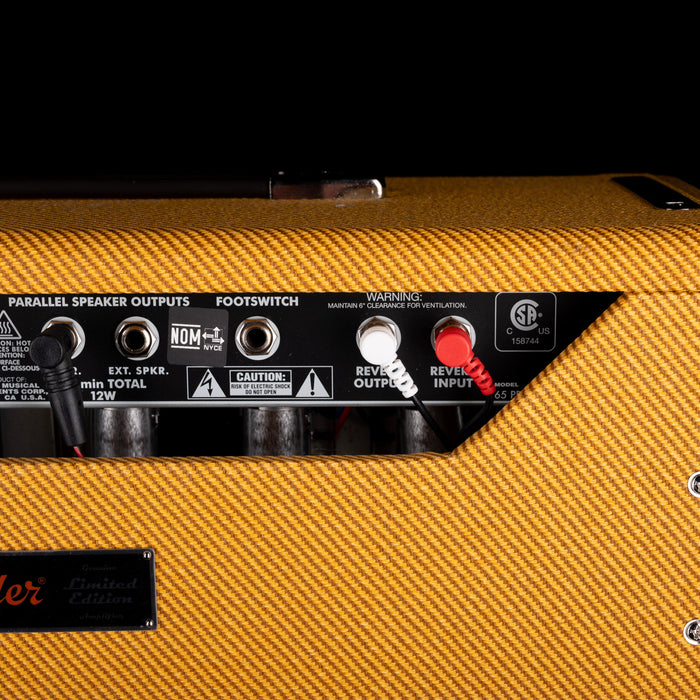 Pre-Owned Fender Special Run '65 Princeton Reverb Guitar Amp Combo Tweed Cannabis Rex with Footswitch