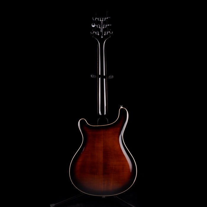 Used 2022 PRS SE Hollowbody II Piezo Black Gold Burst With OHSC
