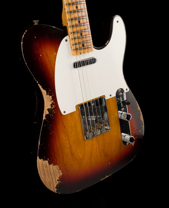 Fender Custom Shop 1958 Telecaster Heavy Relic Faded Aged Chocolate 3-Tone Sunburst